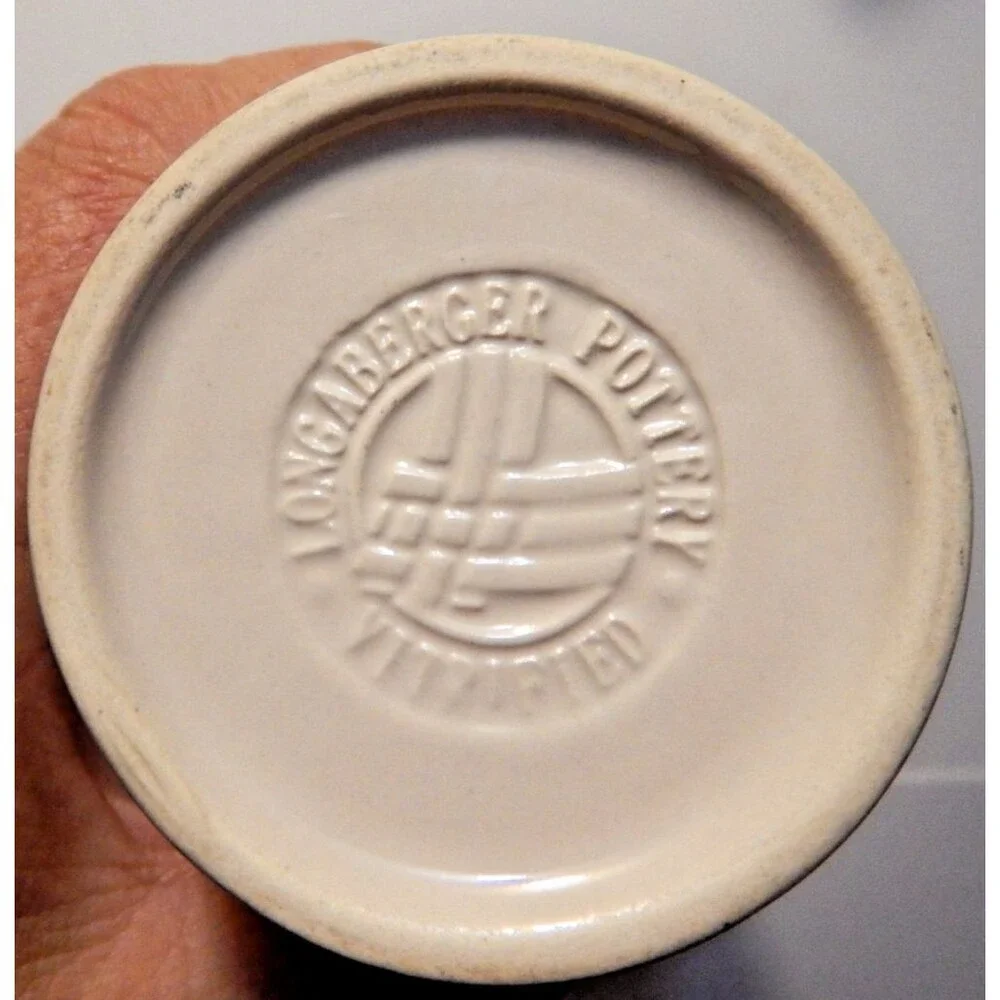 Longaberger Woven Traditions Ivory Tumbler 5